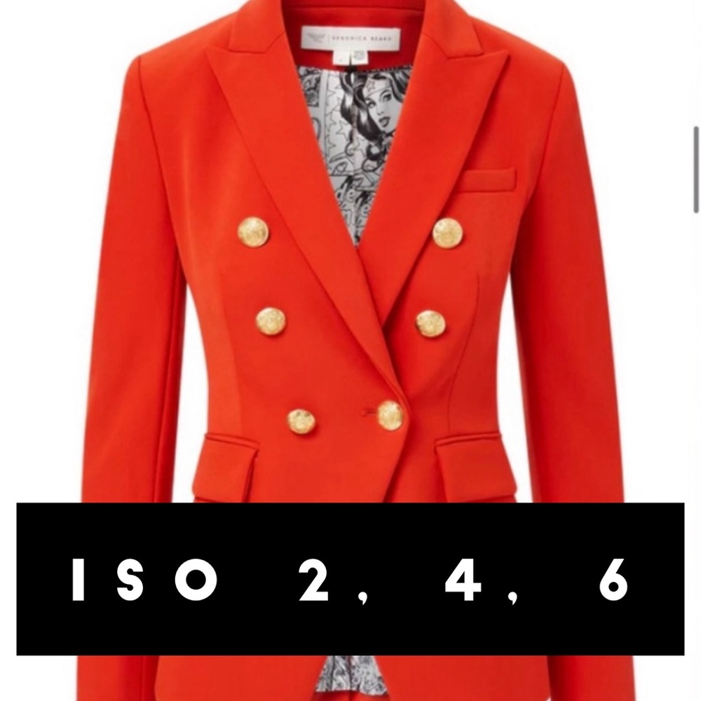 ISO Veronica Beard X Wonder Woman Miller Blazer
